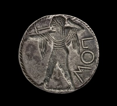 Ancient Greek incuse silver coin from Posidonia by Greek